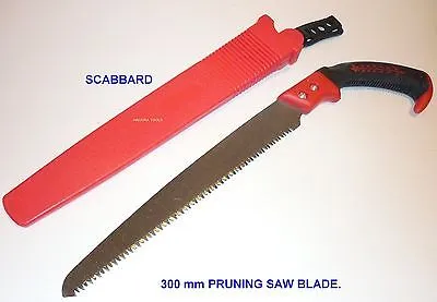 PRUNING SAW 300mm LONG BLADE WITH SCABBARD - NEW