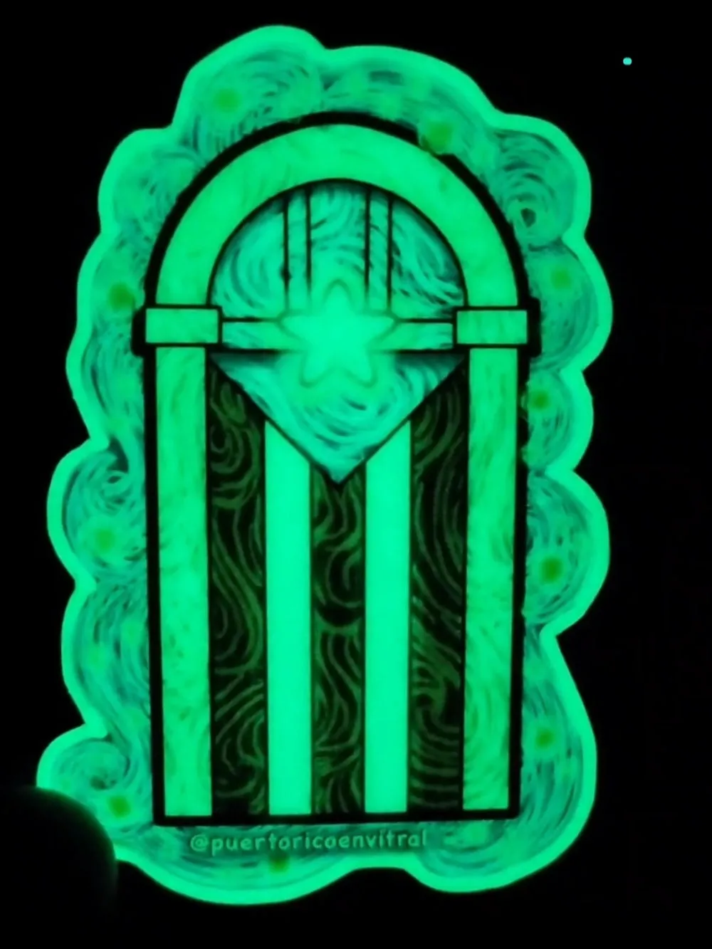 Puerta Van Goh (Glow in the dark)