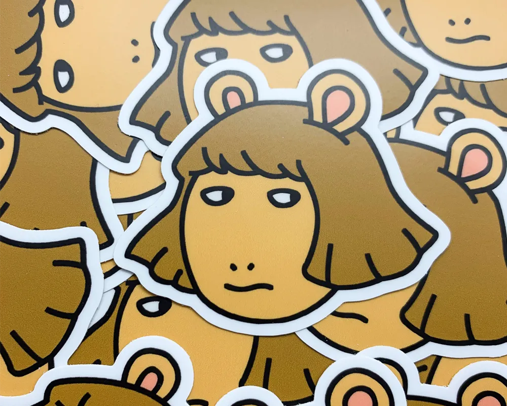 "DW Side-Eye" Vinyl Die Cut Sticker