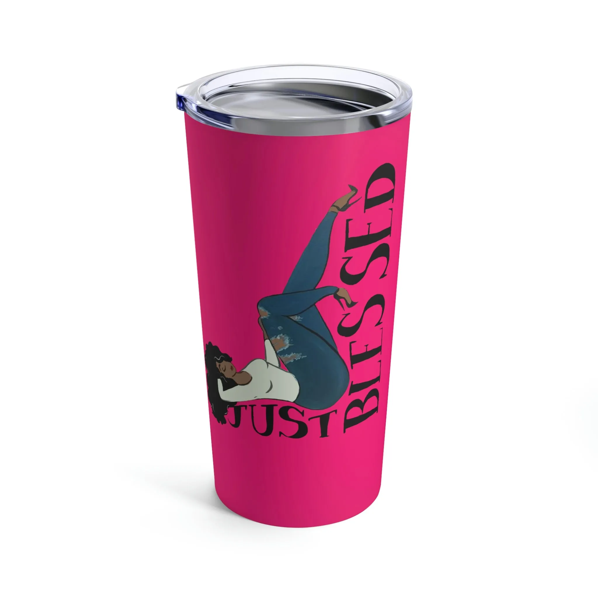 "Just Blessed" Tumbler