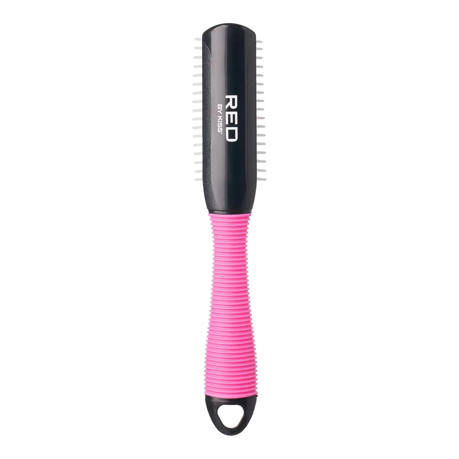 Red by Kiss Detangling Mini Non-Slip Brush 5 Rows HH58 – Compact Control for Tangle-Free Hair | Size: 5-Row Mini Brush