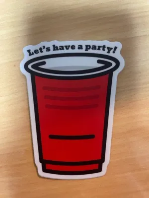 Red Solo Cup Sticker