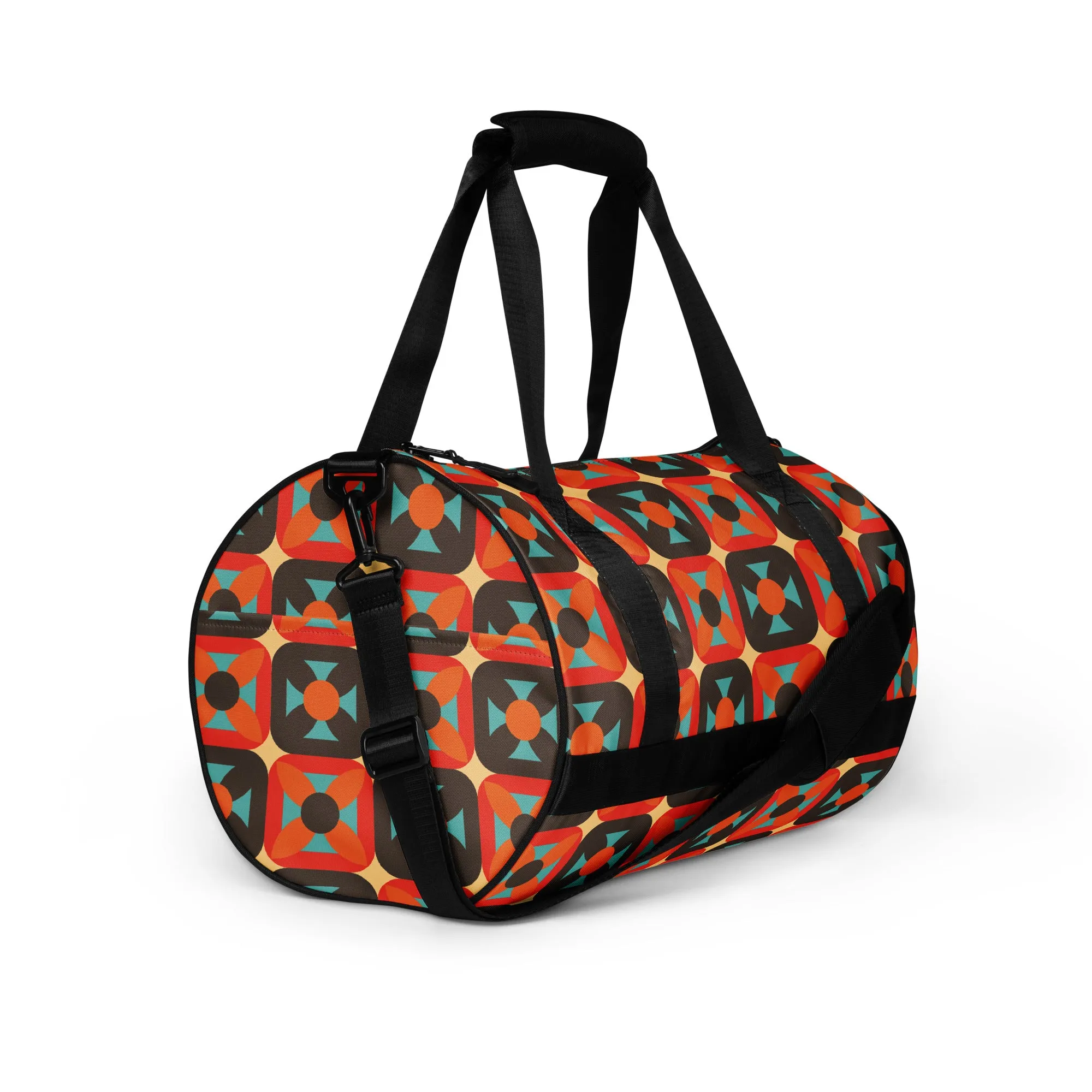 Retro Block - Sustainably Made Gym Bag