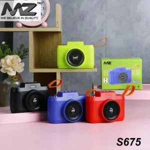 Retro-Sonic Camera-Shaped Bluetooth Speaker