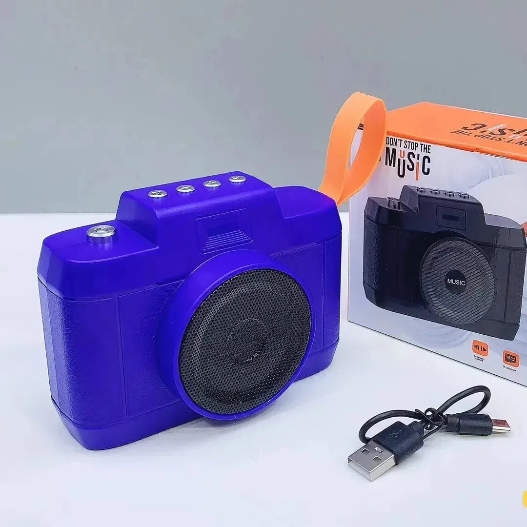Retro-Sonic Camera-Shaped Bluetooth Speaker