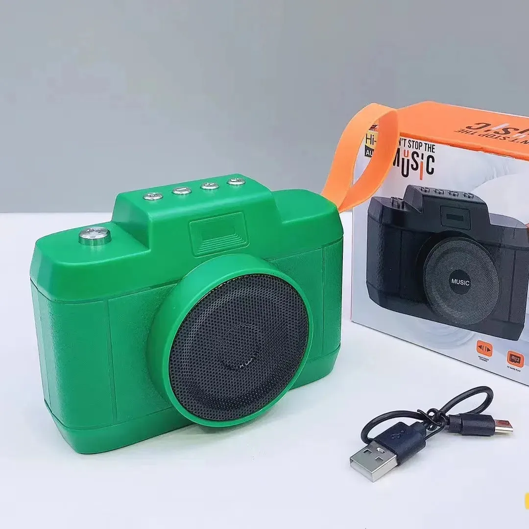 Retro-Sonic Camera-Shaped Bluetooth Speaker