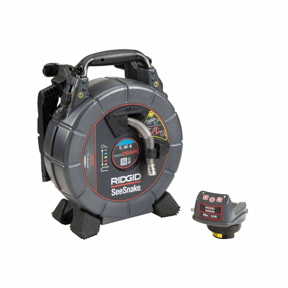 Ridgid 80643 SeeSnake mircroDRAIN APX & CSx Via System with TruSense