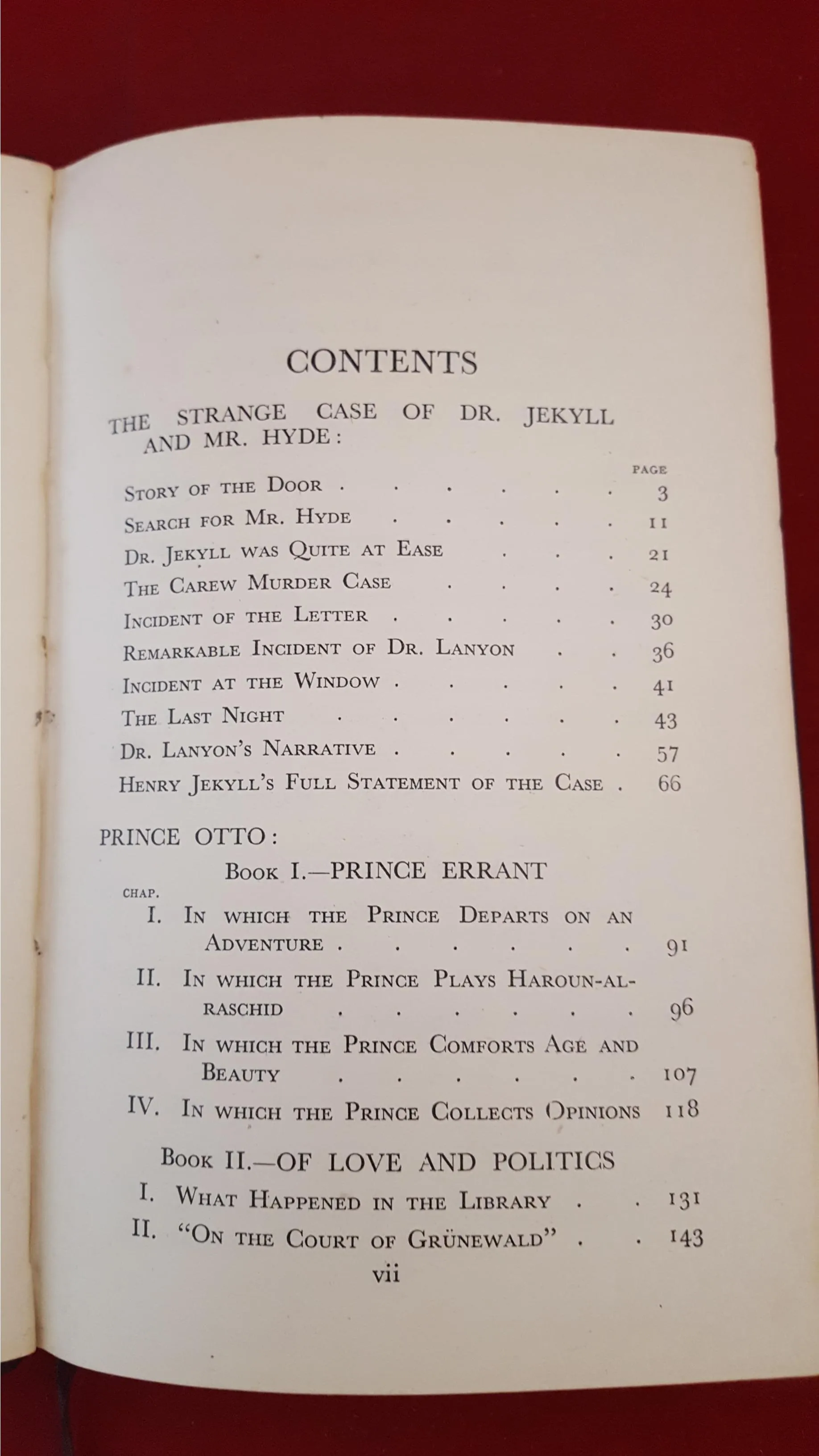 Robert Louis Stevenson-Dr Jekyll&Mr Hyde-Prince Otto, 1928