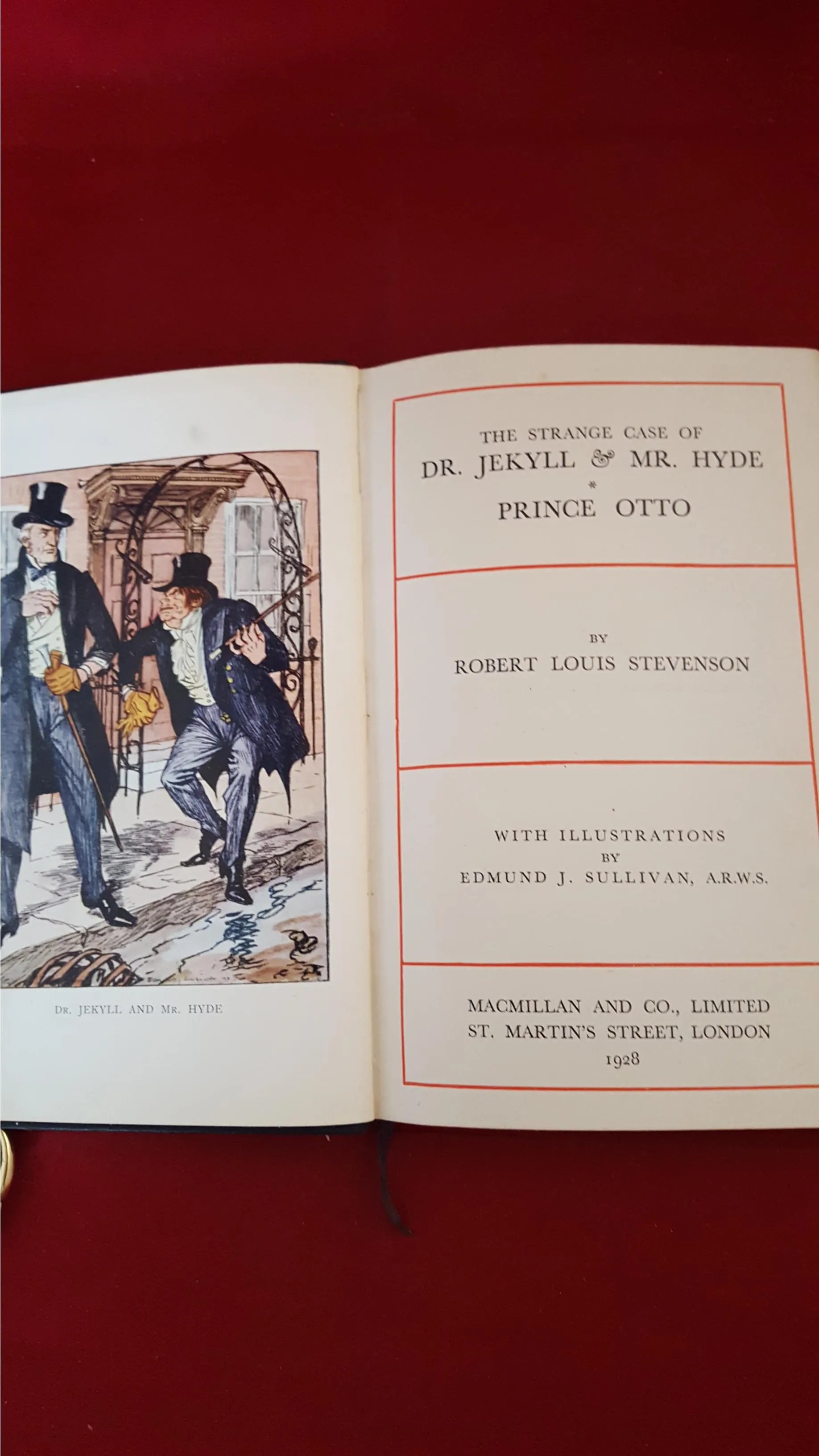 Robert Louis Stevenson-Dr Jekyll&Mr Hyde-Prince Otto, 1928