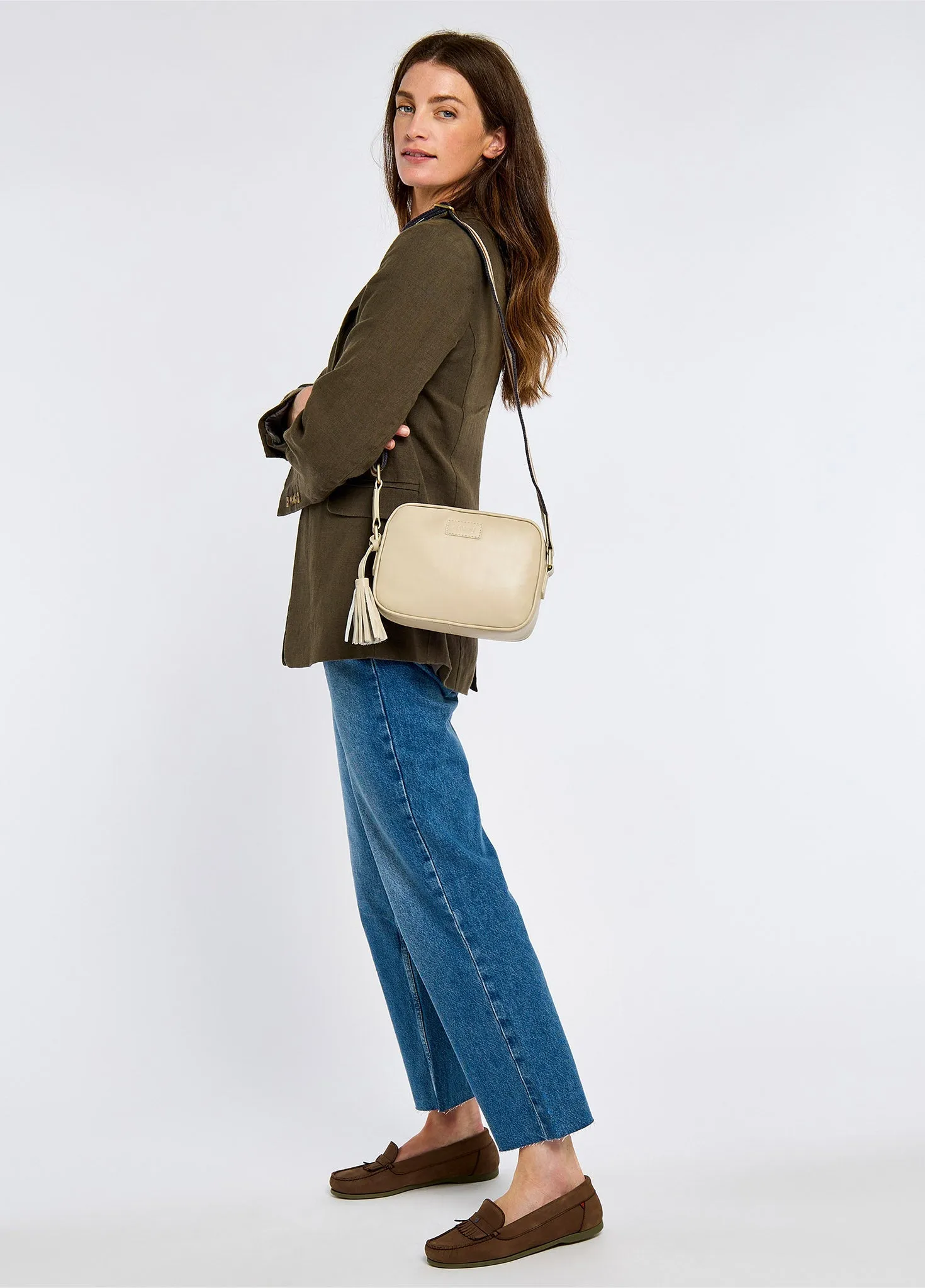 Rostrevor Ladies Cross Body Bag - Oyster