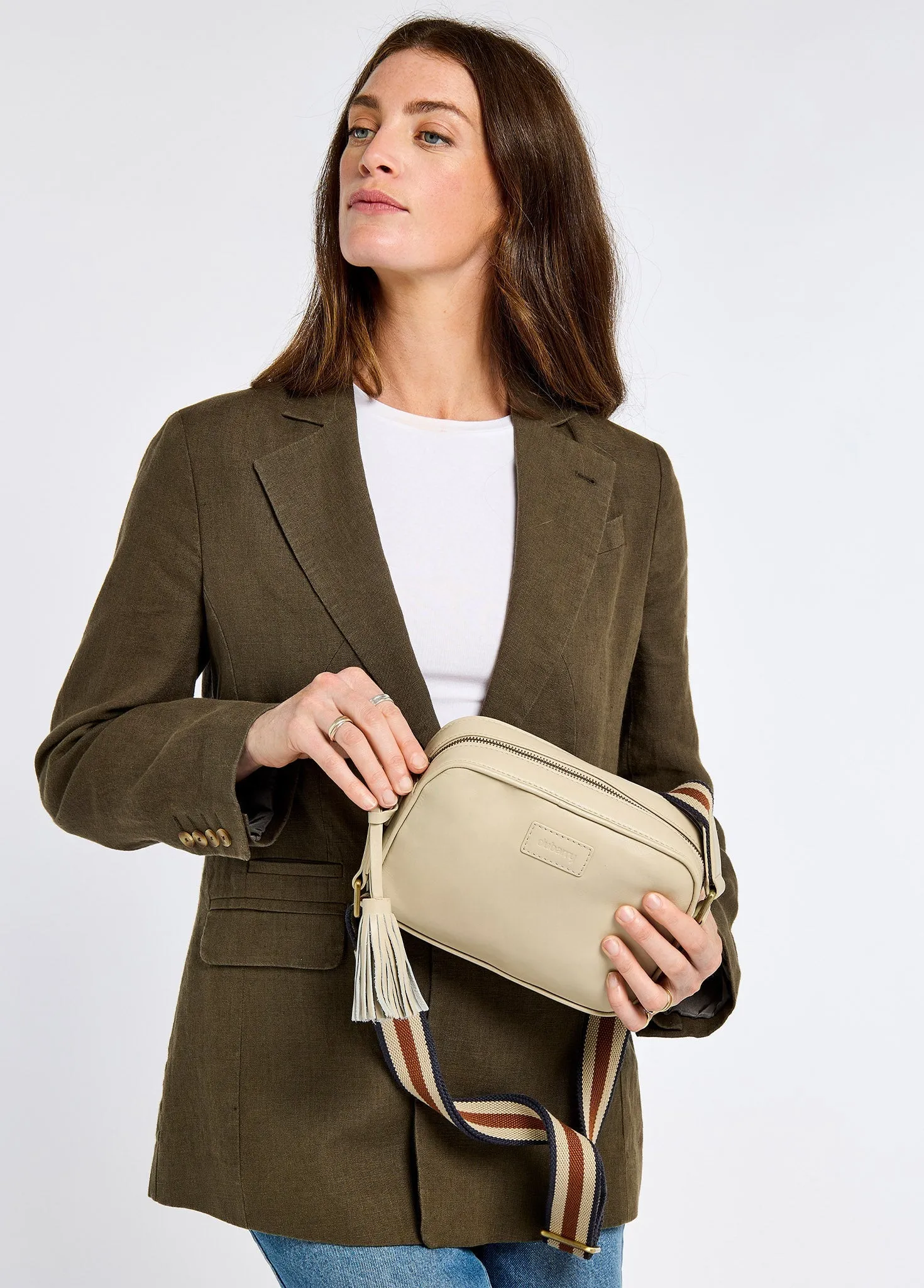 Rostrevor Ladies Cross Body Bag - Oyster