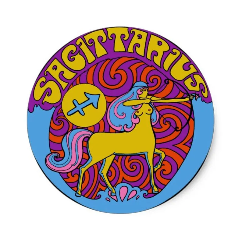 Sagittarius Zodiac Sticker 3"