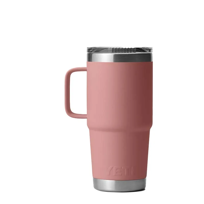 Sandstone Pink Rambler 20oz Travel Mug
