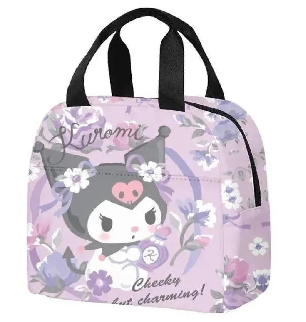 Sanrio Kuromi Portable Insulated Lunch Bag
