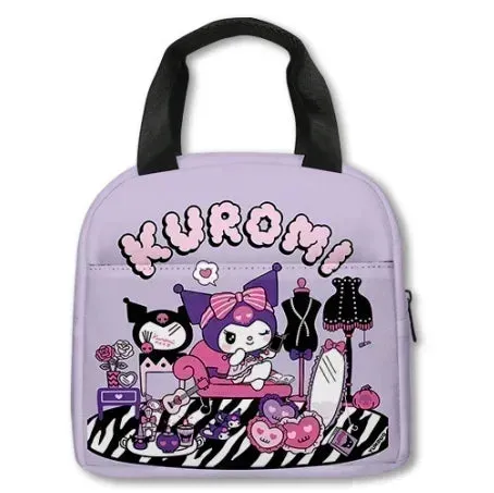 Sanrio Kuromi Portable Insulated Lunch Bag