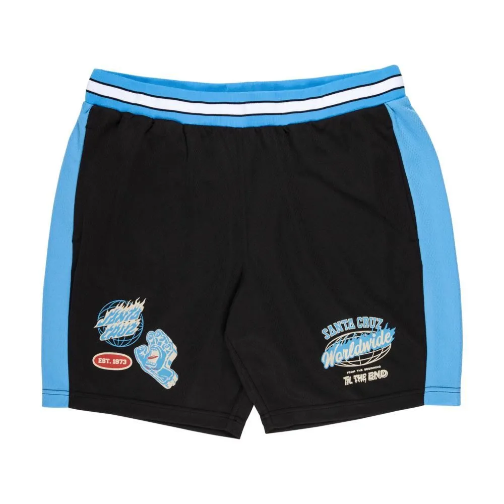Santa Cruz Mesh Shorts TTE Worldwide Mesh Short - Black