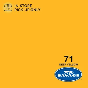 Savage 53" Deep Yellow Seamless Background Paper