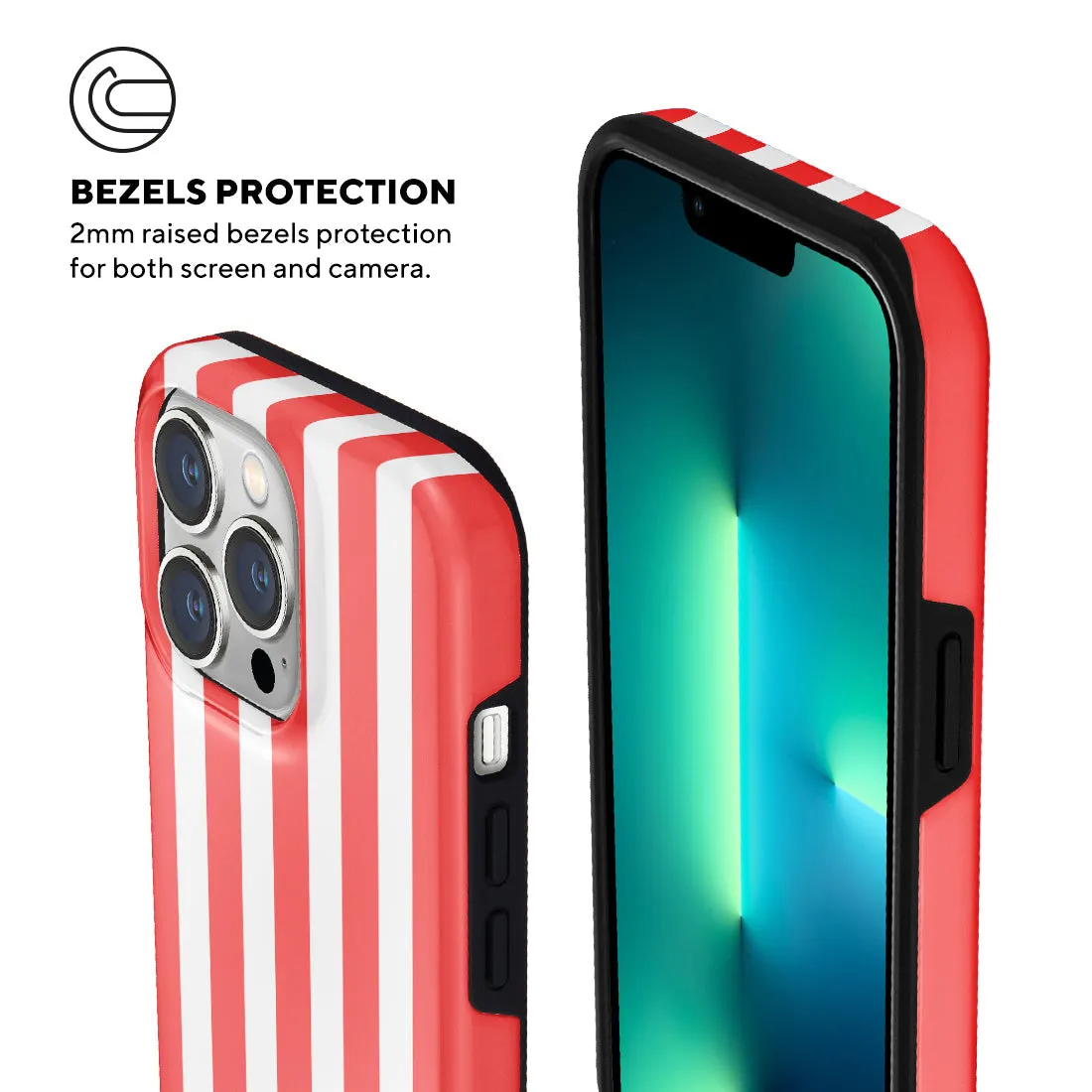 Scarlet Stripe - iPhone 13 Pro Case