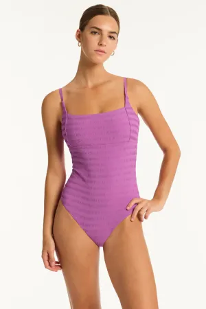 Sea Level - Palisades Square Neck Bralette One PIece