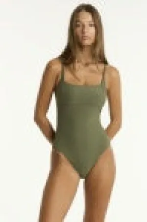 Sea Level - Spinnaker Square Neck One Piece