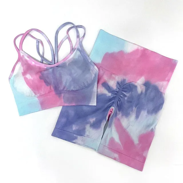 Seamless yoga set Women gym clothing