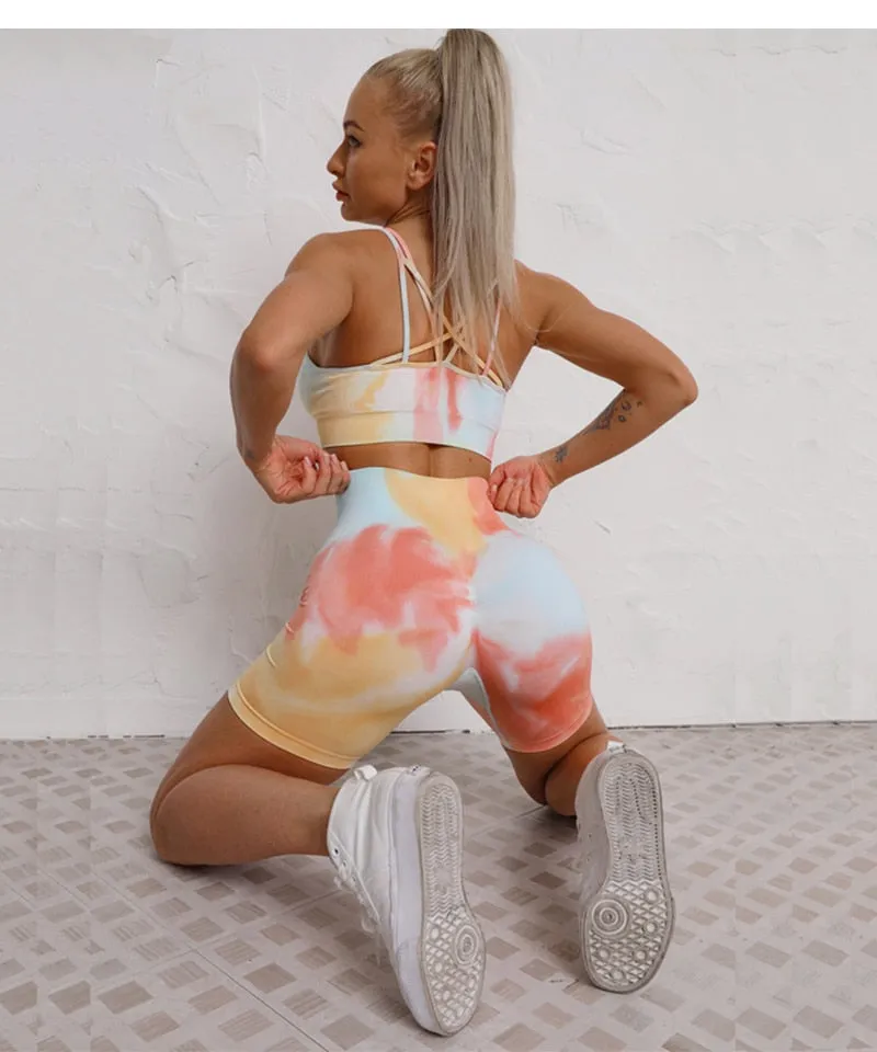 Seamless yoga set Women gym clothing