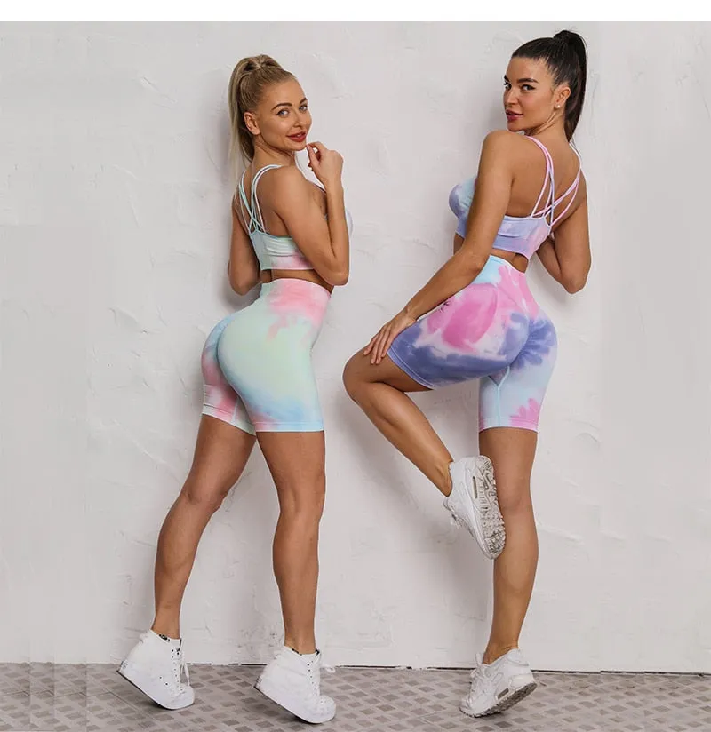 Seamless yoga set Women gym clothing