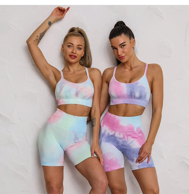 Seamless yoga set Women gym clothing
