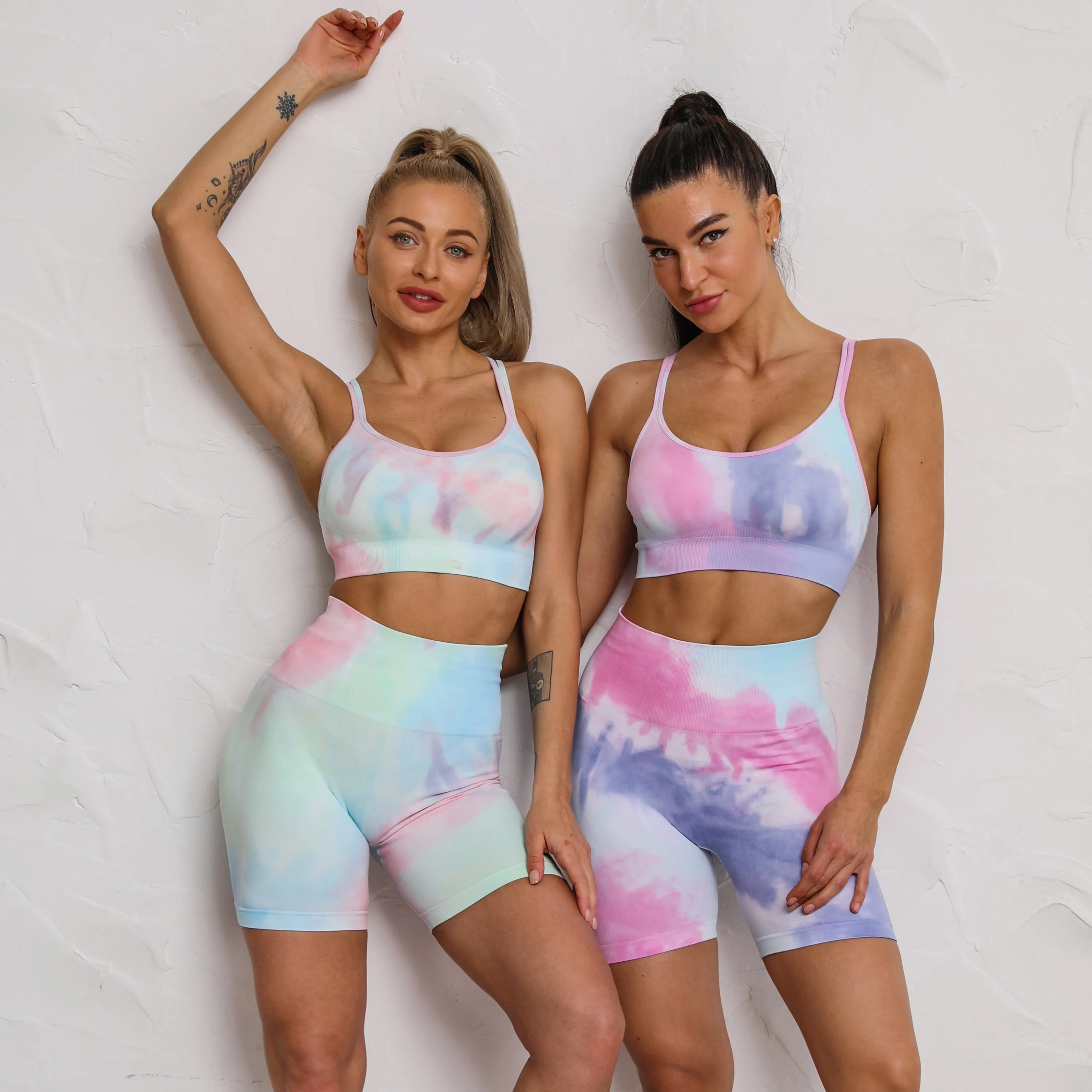 Seamless yoga set Women gym clothing