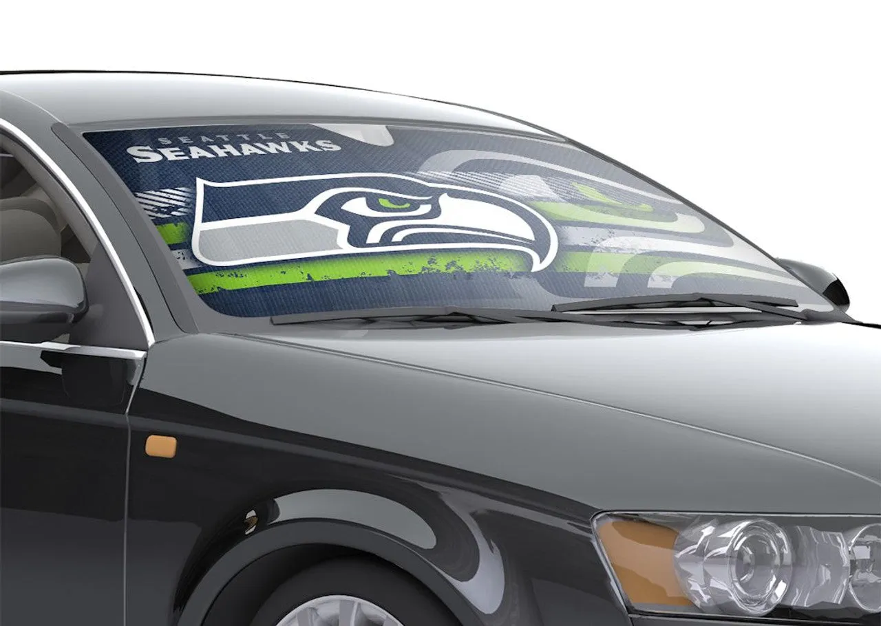 Seattle Seahawks Auto Sun Shade - 59"x27"