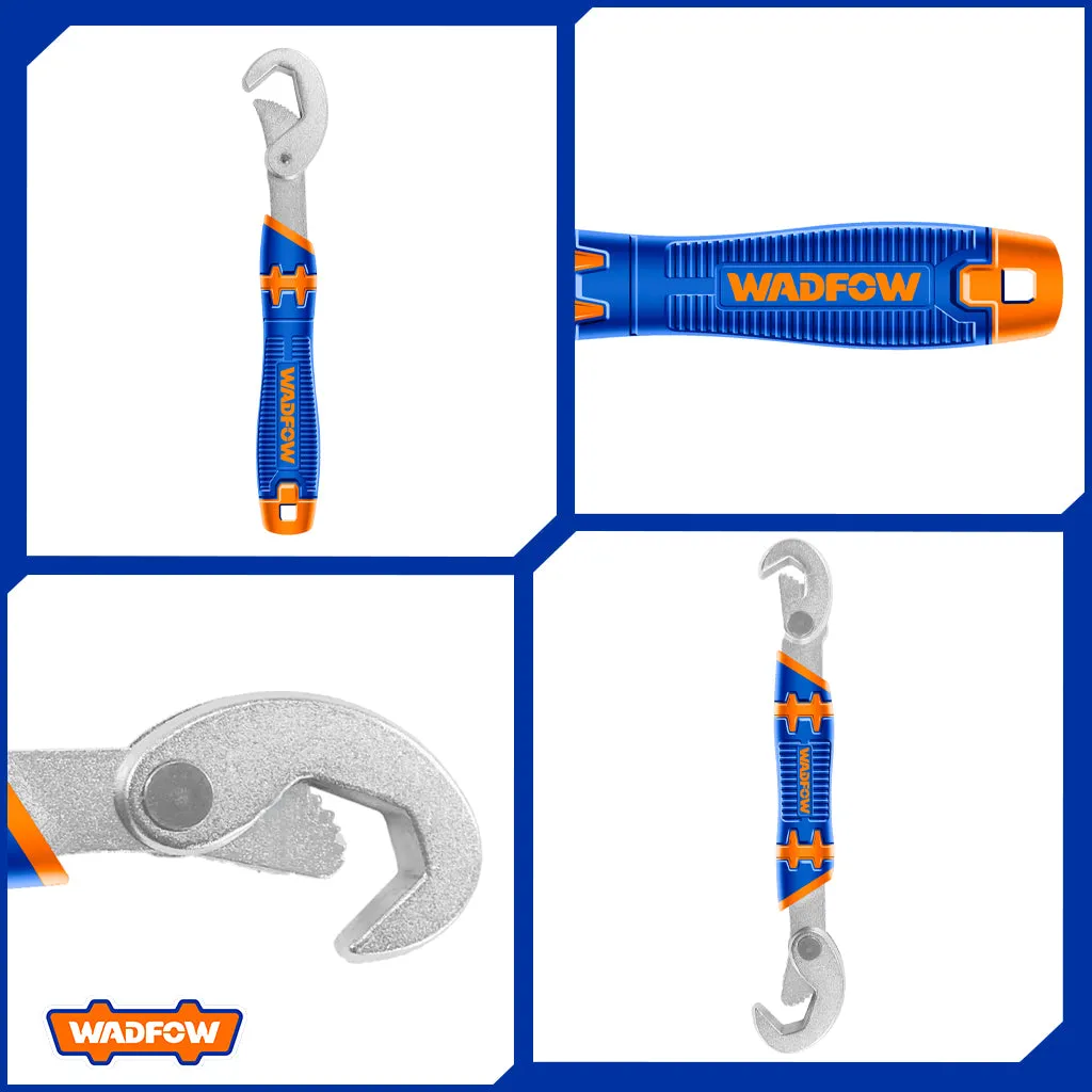 Set of 2 PCS Double End Adjustable Universal Wrench WUW1103
