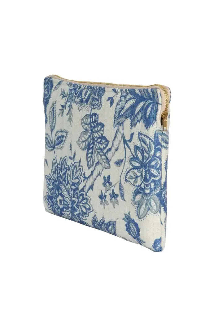 Shiksha Printed Linen Laptop Sleeve