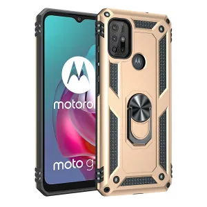 Shockproof Heavy-Duty Armor Case For Motorola With Magnetic Ring Kickstand
