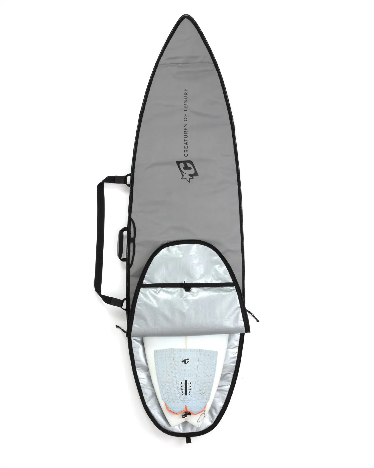 Shortboard ICON | Silver Black