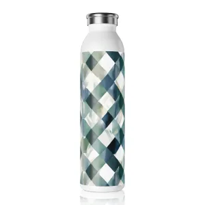 Slim Water Bottle - Wolf Chadds Ford Harlequin
