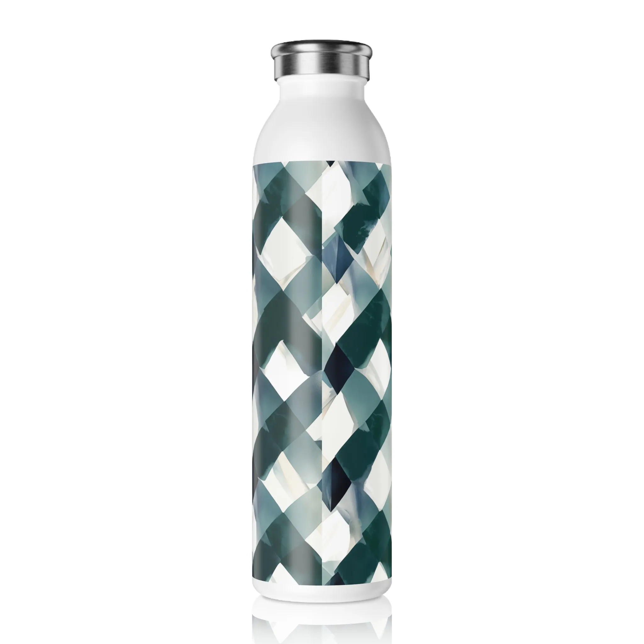 Slim Water Bottle - Wolf Chadds Ford Harlequin