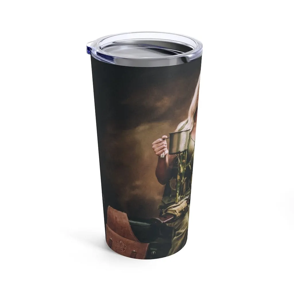 Soldier Girl Coffee Tumbler 20oz