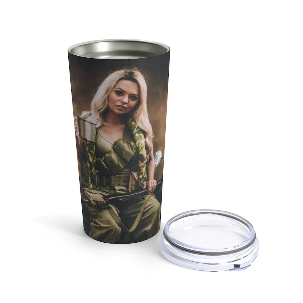 Soldier Girl Coffee Tumbler 20oz