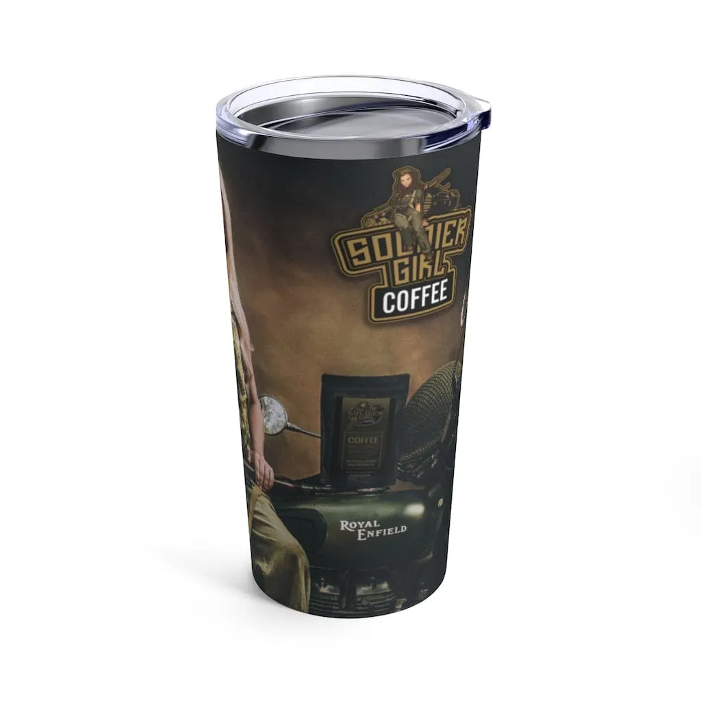 Soldier Girl Coffee Tumbler 20oz