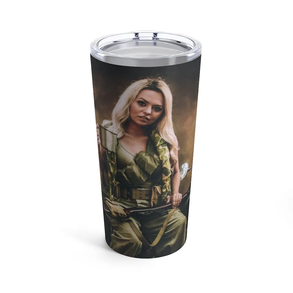 Soldier Girl Coffee Tumbler 20oz