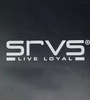 SRVS Window Decal - White Line