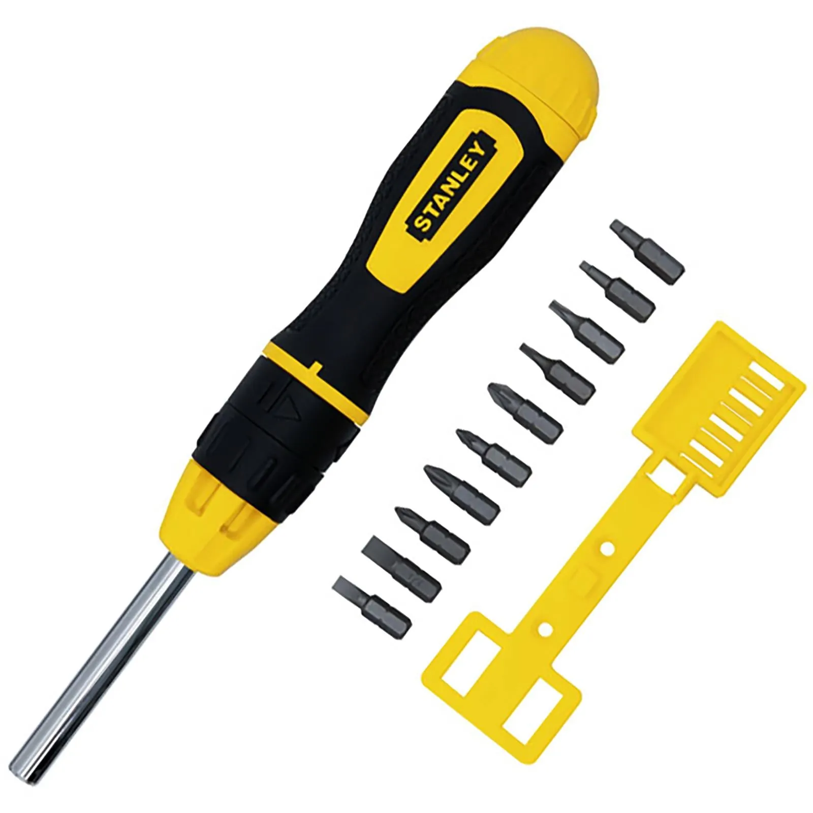 Stanley 11 Piece Multibit Ratchet Screwdriver with Bits