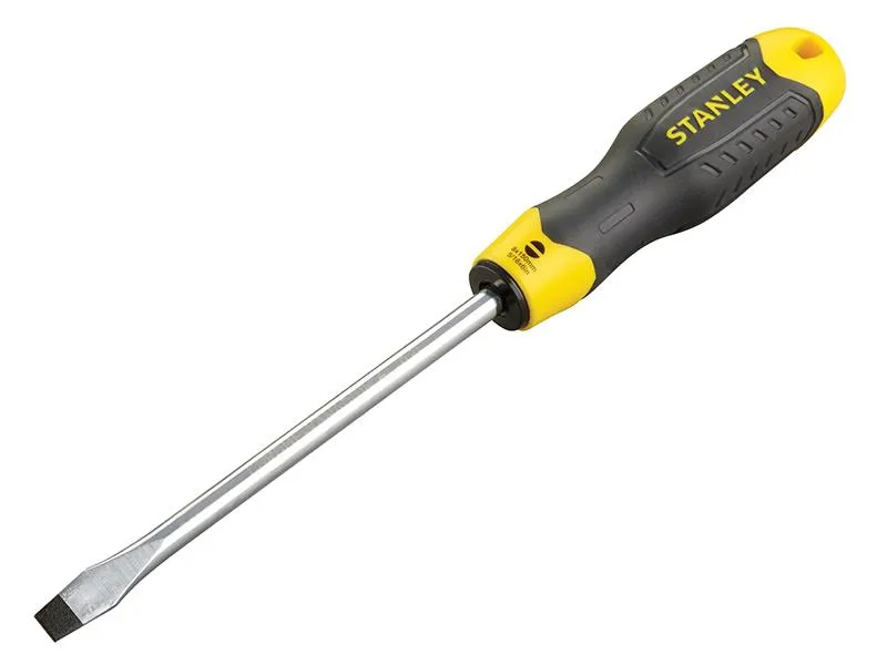 Stanley Tools Cushion Grip Screwdriver Flared Tip 8 X 150Mm