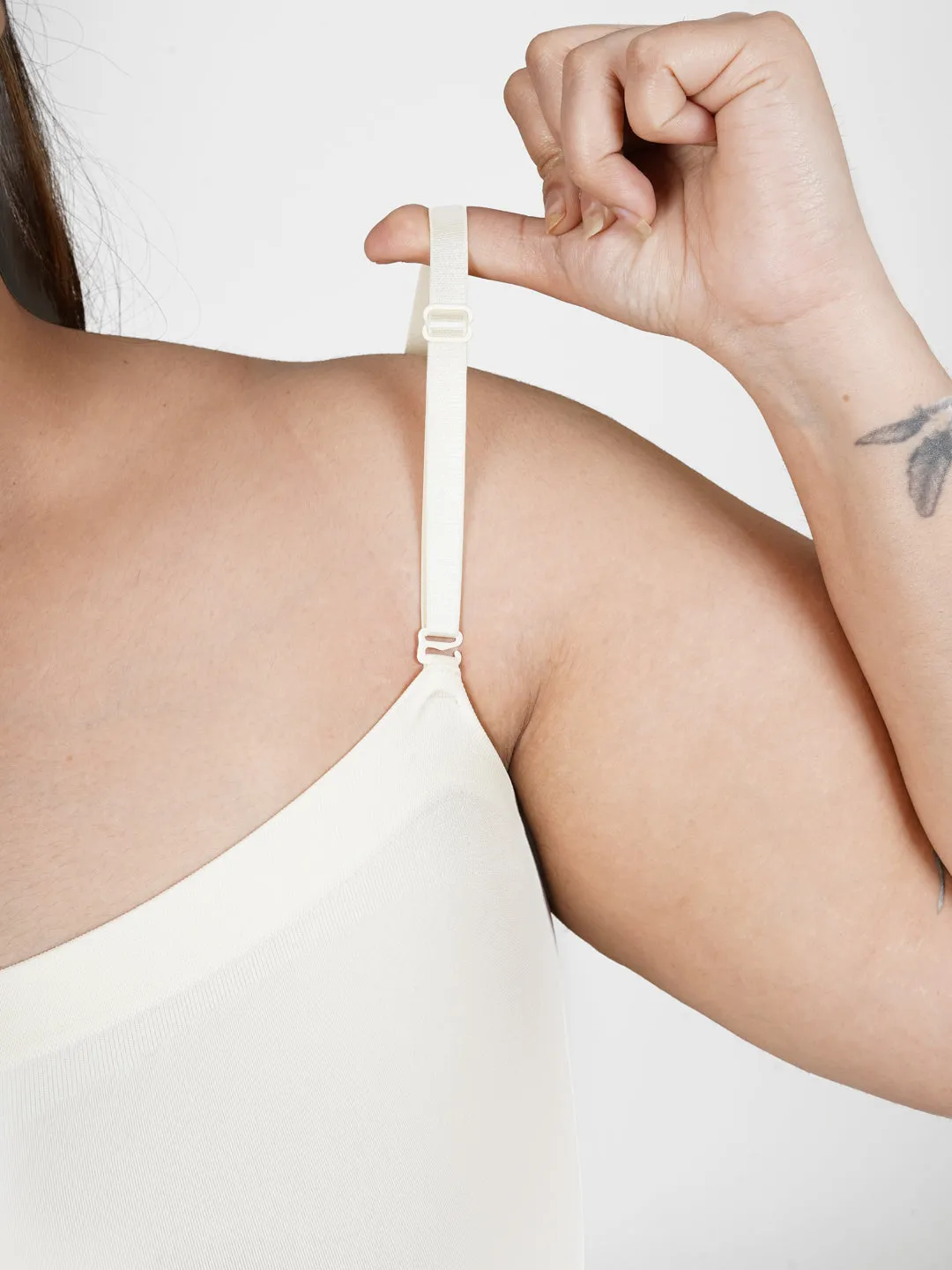 Strapless Mid Thigh Bodysuit  - Body Shaper