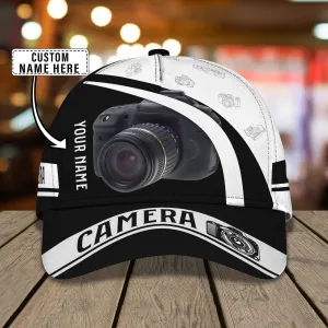 Studio Photography Cap Personalized Name 3D Photographer 01
