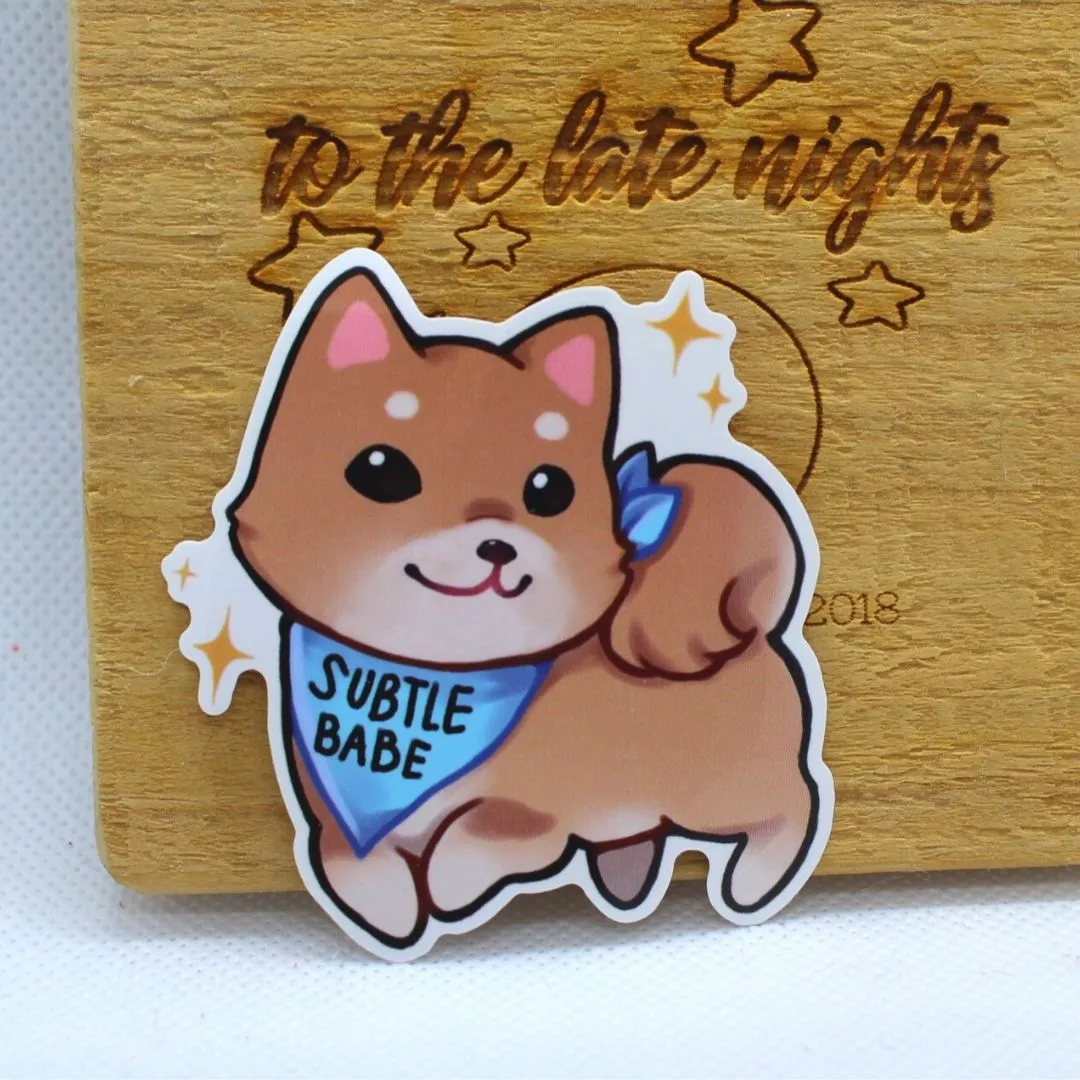 Subtle Babes Valentino Sticker
