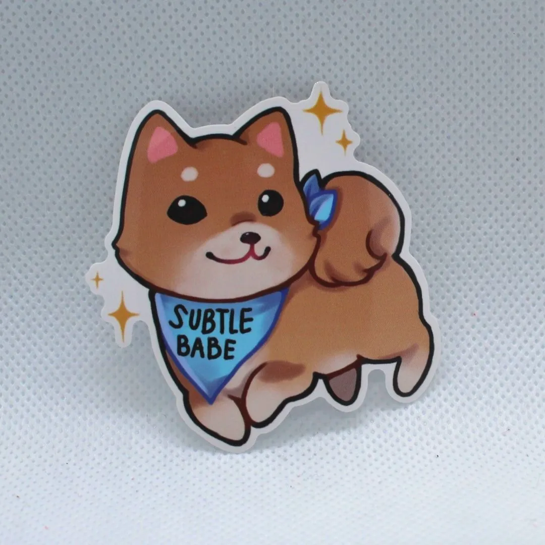 Subtle Babes Valentino Sticker