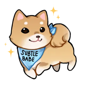 Subtle Babes Valentino Sticker