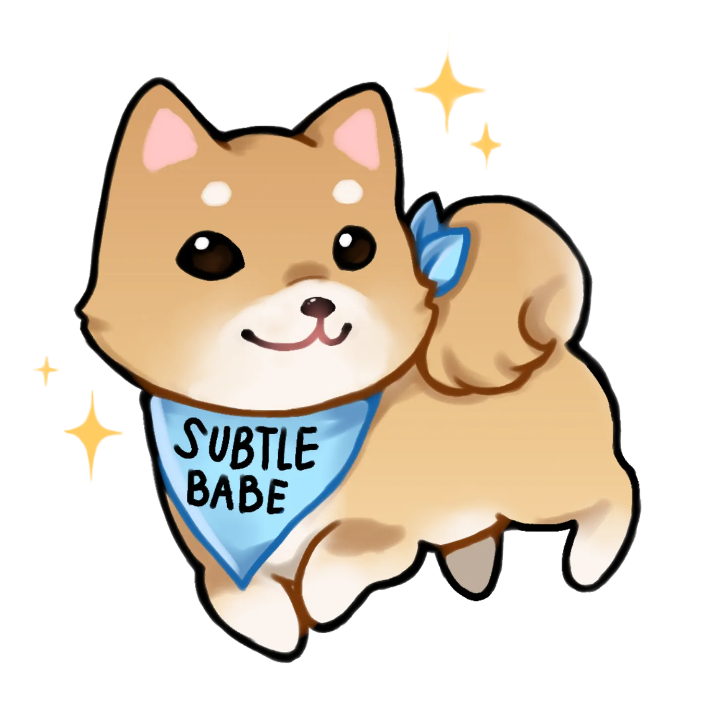 Subtle Babes Valentino Sticker