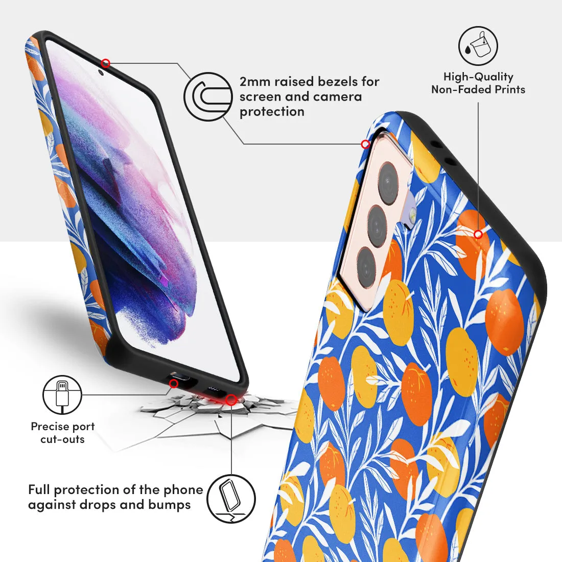 Summer Tangerine - Samsung Galaxy S21 Plus 5G Case